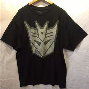 Transformers autobots deceptions symbol licensed adult XL tshirt
